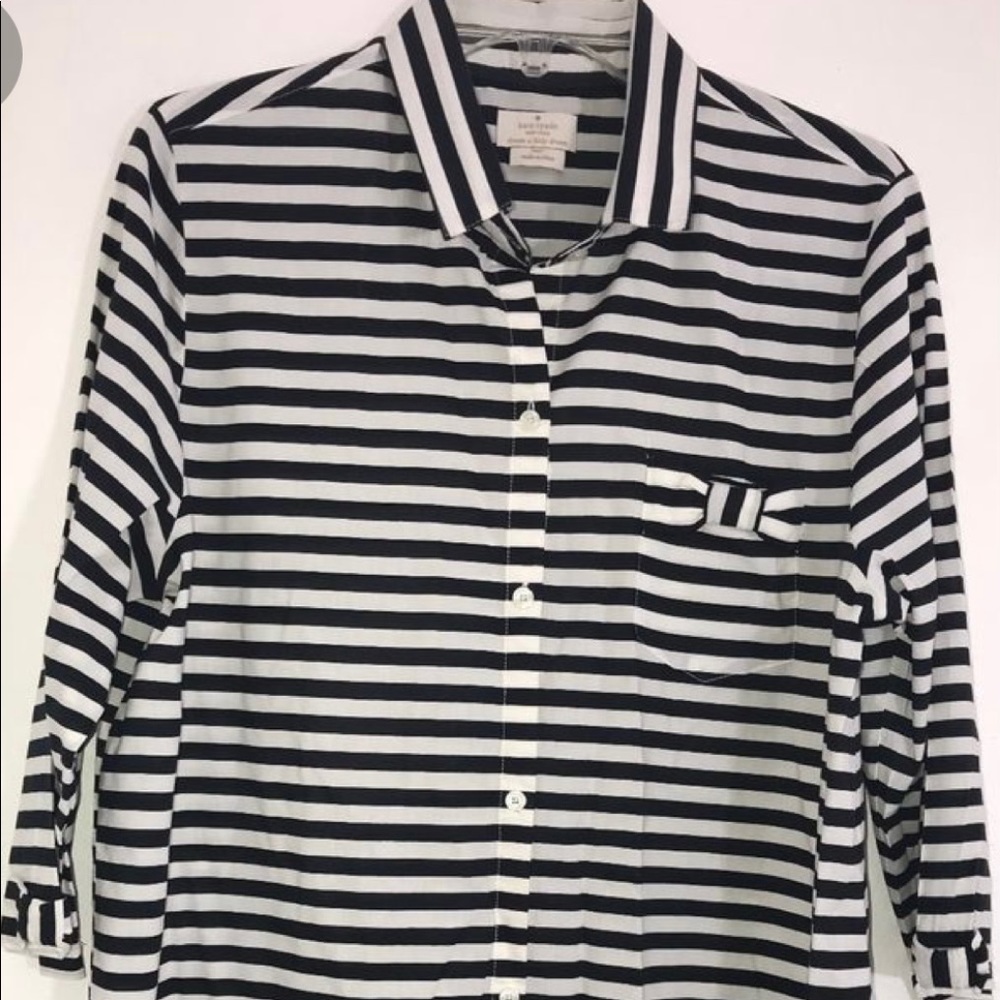 Kate Spade Button Down Striped Dress Shirt